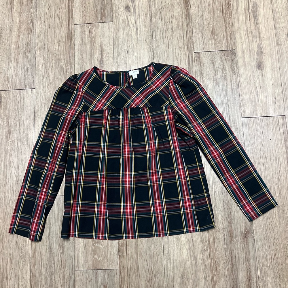 Plaid Long Sleeve women’s Shirt